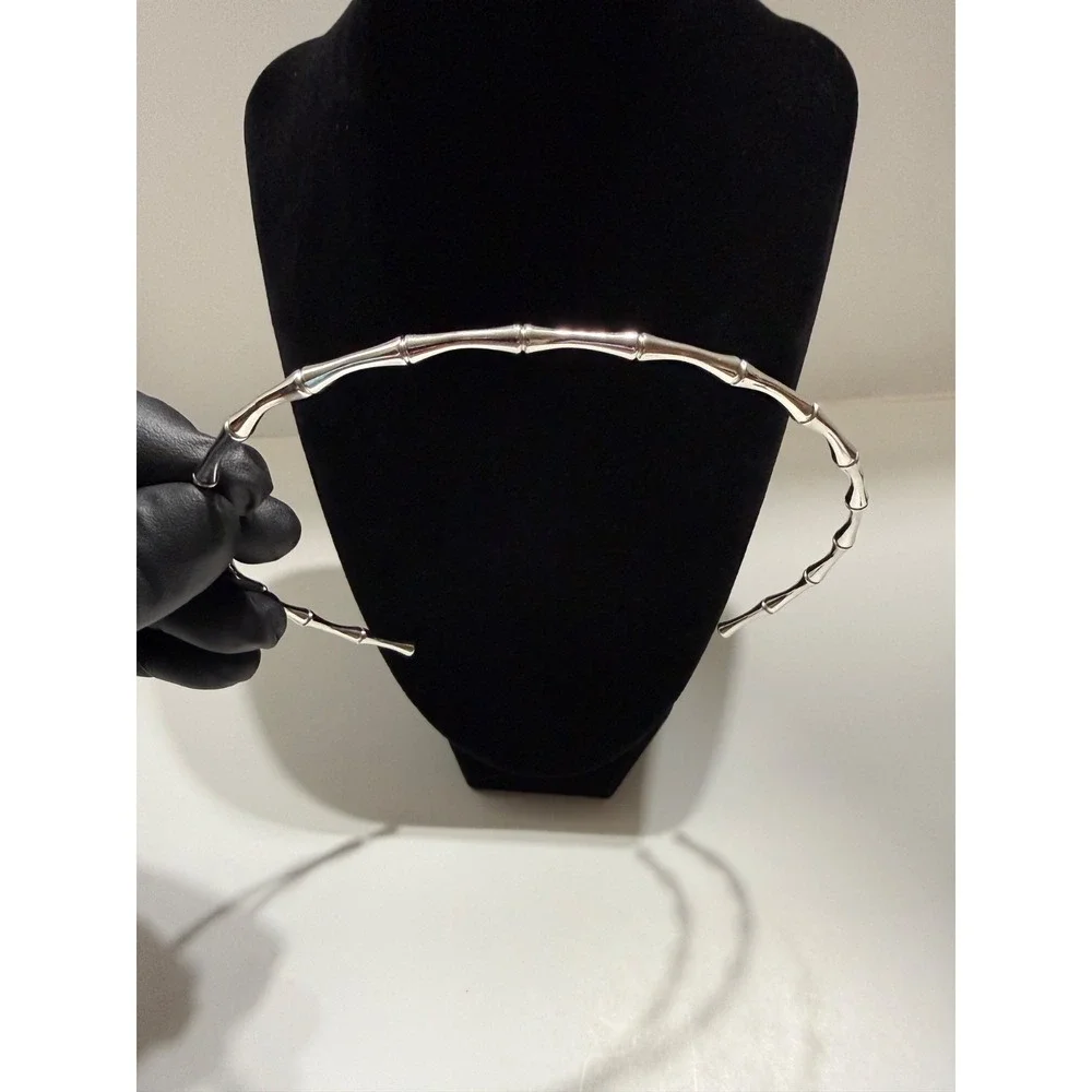 choker white gold filled